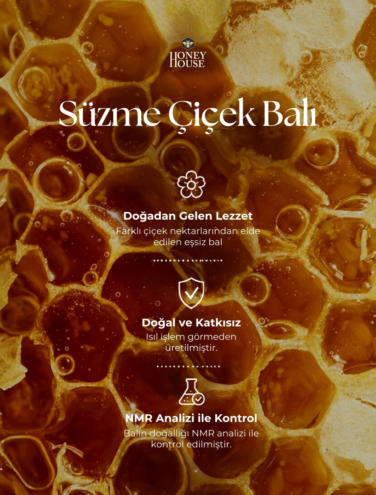 Süzme Çiçek Balı Pet Ayıcık Ambalaj 250 gr