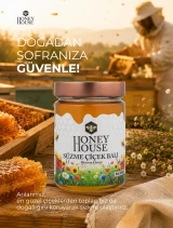 Süzme Çiçek Balı Cam Kavanoz 850 gr